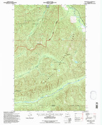 Slide Peak 1995 topographic map thumbnail