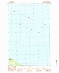Slip Point 1984 topographic map thumbnail