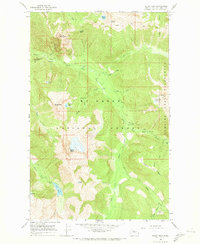 Sloan Peak 1966 topographic map thumbnail