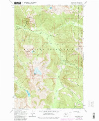 Sloan Peak 1966 topographic map thumbnail