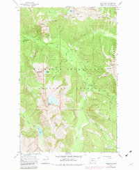 Sloan Peak 1966 topographic map preview