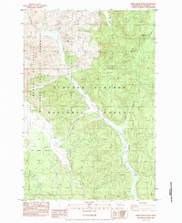 Smith Creek Butte 1983 topographic map thumbnail
