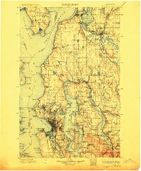 Snohomish 1897 topographic map thumbnail