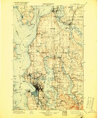 Snohomish 1897 topographic map thumbnail