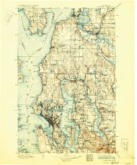 Snohomish 1897 topographic map thumbnail