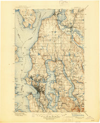 Snohomish 1897 topographic map thumbnail