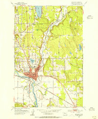 Snohomish 1953 topographic map thumbnail