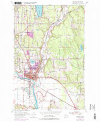 Snohomish 1953 topographic map thumbnail