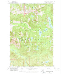 Snoqualmie Lake 1965 topographic map thumbnail