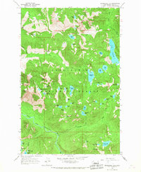 Snoqualmie Lake 1965 topographic map thumbnail