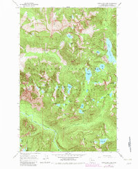 Snoqualmie Lake 1965 topographic map thumbnail