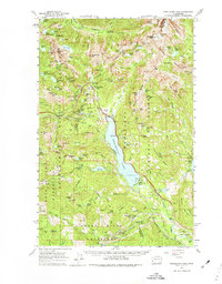 Snoqualmie Pass 1961 topographic map thumbnail
