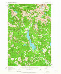 Snoqualmie Pass 1961 topographic map thumbnail