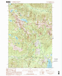Snoqualmie Pass 1989 topographic map thumbnail