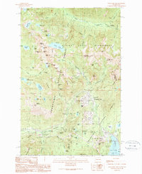 Snoqualmie Pass 1989 topographic map thumbnail