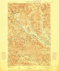 Snoqualmie 1903 topographic map thumbnail
