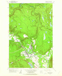 Snoqualmie 1953 topographic map thumbnail