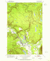 Snoqualmie 1953 topographic map thumbnail