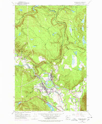 Snoqualmie 1953 topographic map thumbnail