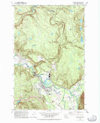 Snoqualmie 1993 topographic map thumbnail