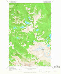 Snowking Mtn. 1966 topographic map thumbnail