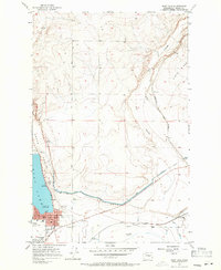 Soap Lake 1956 topographic map thumbnail