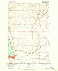 Soap Lake 1956 topographic map thumbnail