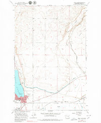 Soap Lake 1956 topographic map thumbnail