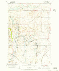 Soda Lake 1954 topographic map thumbnail