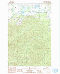 South Elma 1986 topographic map thumbnail