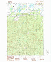 South Elma 1986 topographic map thumbnail