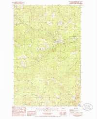 South Huckleberry Mtn. 1985 topographic map thumbnail