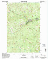 South Huckleberry Mtn. topographic map thumbnail