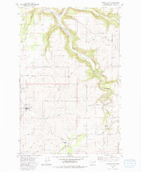 Spangle East 1981 topographic map preview