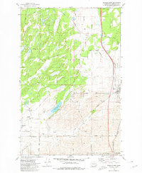Spangle West 1980 topographic map preview