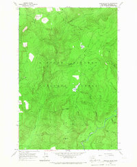 Spencer Butte 1965 topographic map thumbnail
