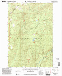 Spencer Butte 1998 topographic map thumbnail