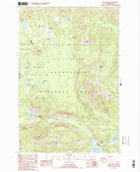 Spiral Butte 1988 topographic map thumbnail