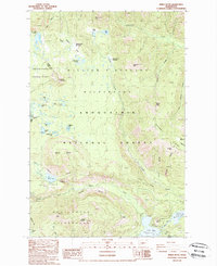Spiral Butte 1988 topographic map thumbnail