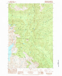 Spirit Lake East 1984 topographic map thumbnail