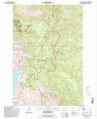 Spirit Lake East 1994 topographic map thumbnail