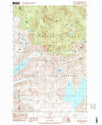 Spirit Lake West 1984 topographic map thumbnail