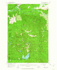 Spirit Lake 1957 topographic map thumbnail