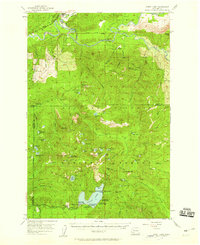 Spirit Lake 1957 topographic map thumbnail