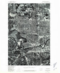 Spokane NW 1978 topographic map thumbnail