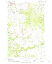 Spokane SE 1973 topographic map thumbnail