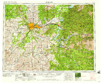 Spokane 1958 topographic map preview
