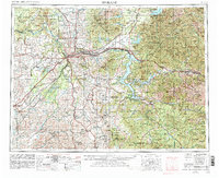 Spokane 1955 topographic map thumbnail