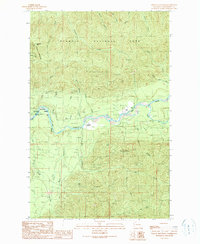 Spruce Mountain 1990 topographic map thumbnail