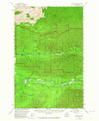 Spruce Mtn. 1956 topographic map thumbnail